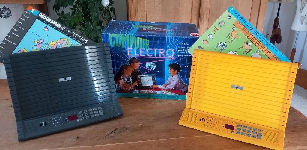 COMPUTER ELECTRO JUMBO GRIS et/ou COMPUTER ELECTRO JAUNE, Kinderen en Baby's, Speelgoed | Educatief en Creatief, Ophalen, Zo goed als nieuw