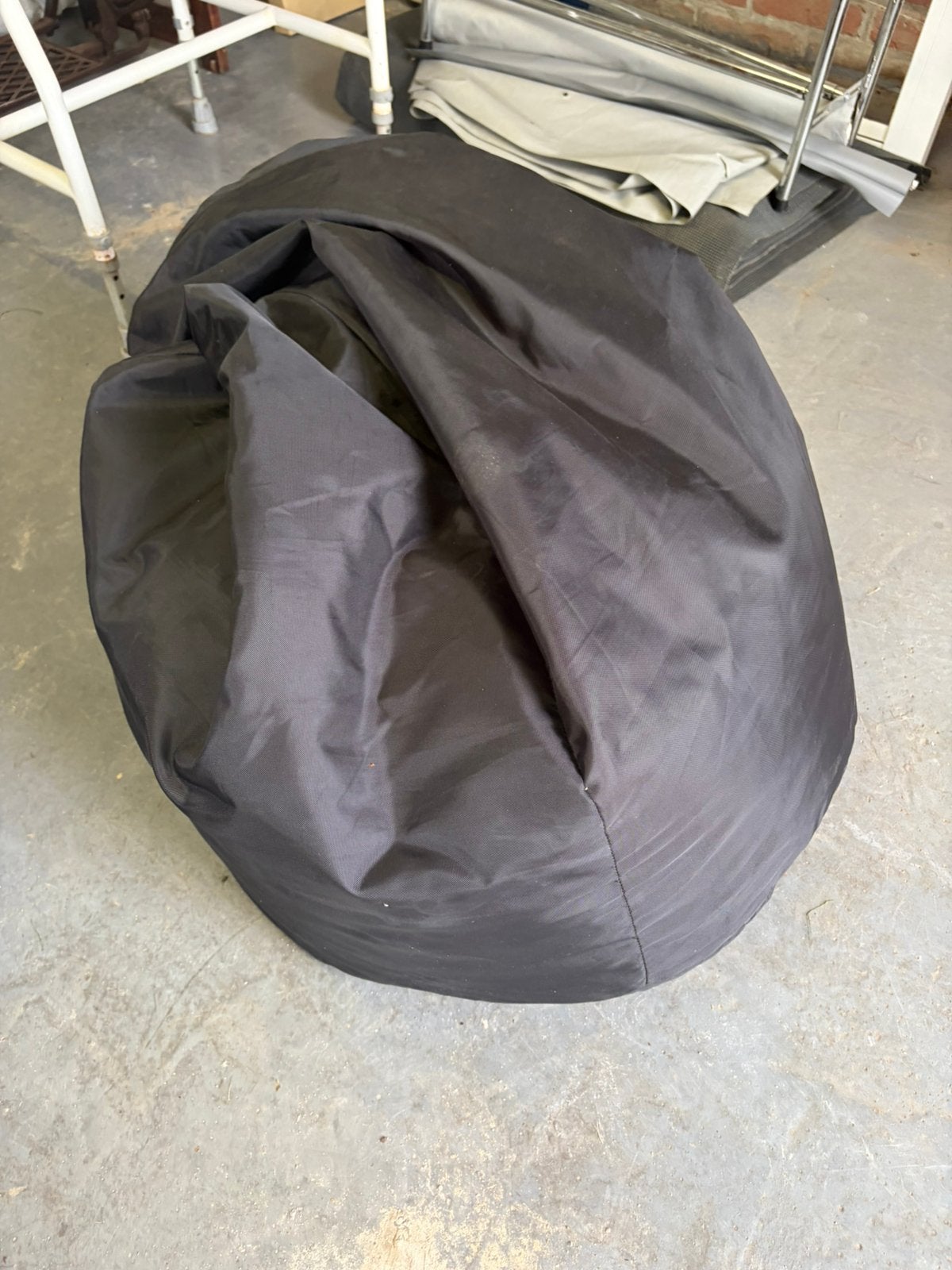 Zitzak zwart, Enlèvement, Comme neuf, Noir, Pouf