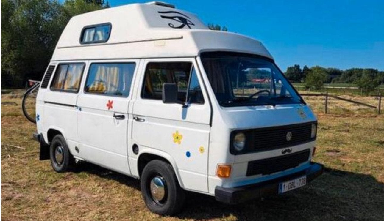 Volkswagen California T3 Camper Van Westfalia Kampeerbus 6pp, 4 deurs, Achterwielaandrijving, 1600 cc, Wit