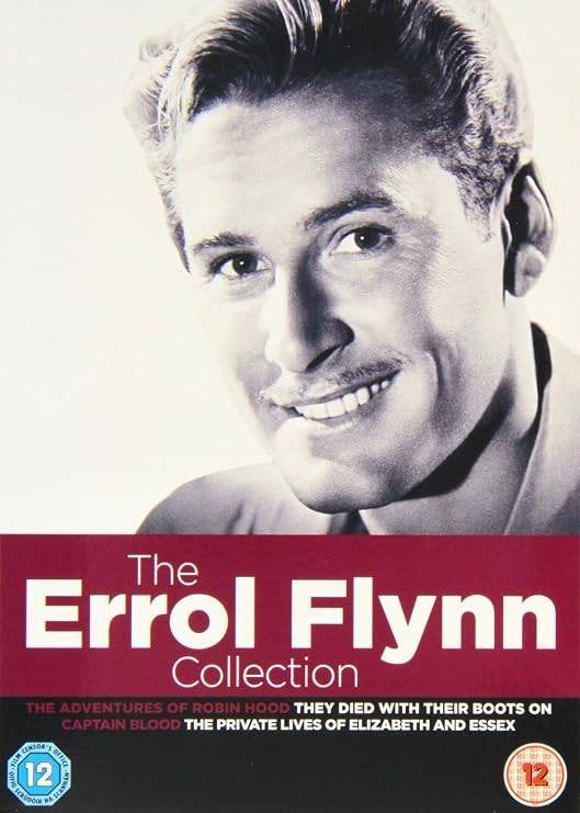 The Errol Flynn collection, 5 dvdbox (zeldzaam) 25 euro., CD & DVD, Anglais, Comme neuf, Néerlandais, 1940 à 1960