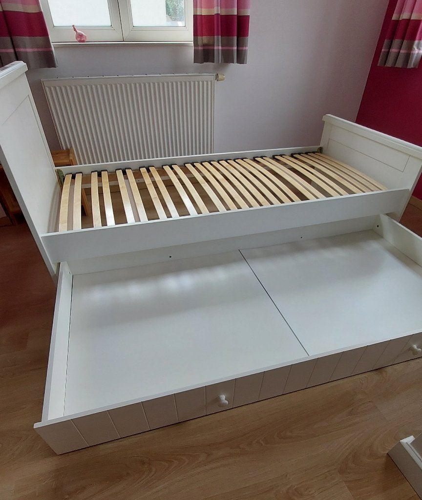 Lit enfant/ado 90x200 + tiroir à matelas, Maison & Meubles, 90 cm, Enlèvement, 200 cm, Une personne