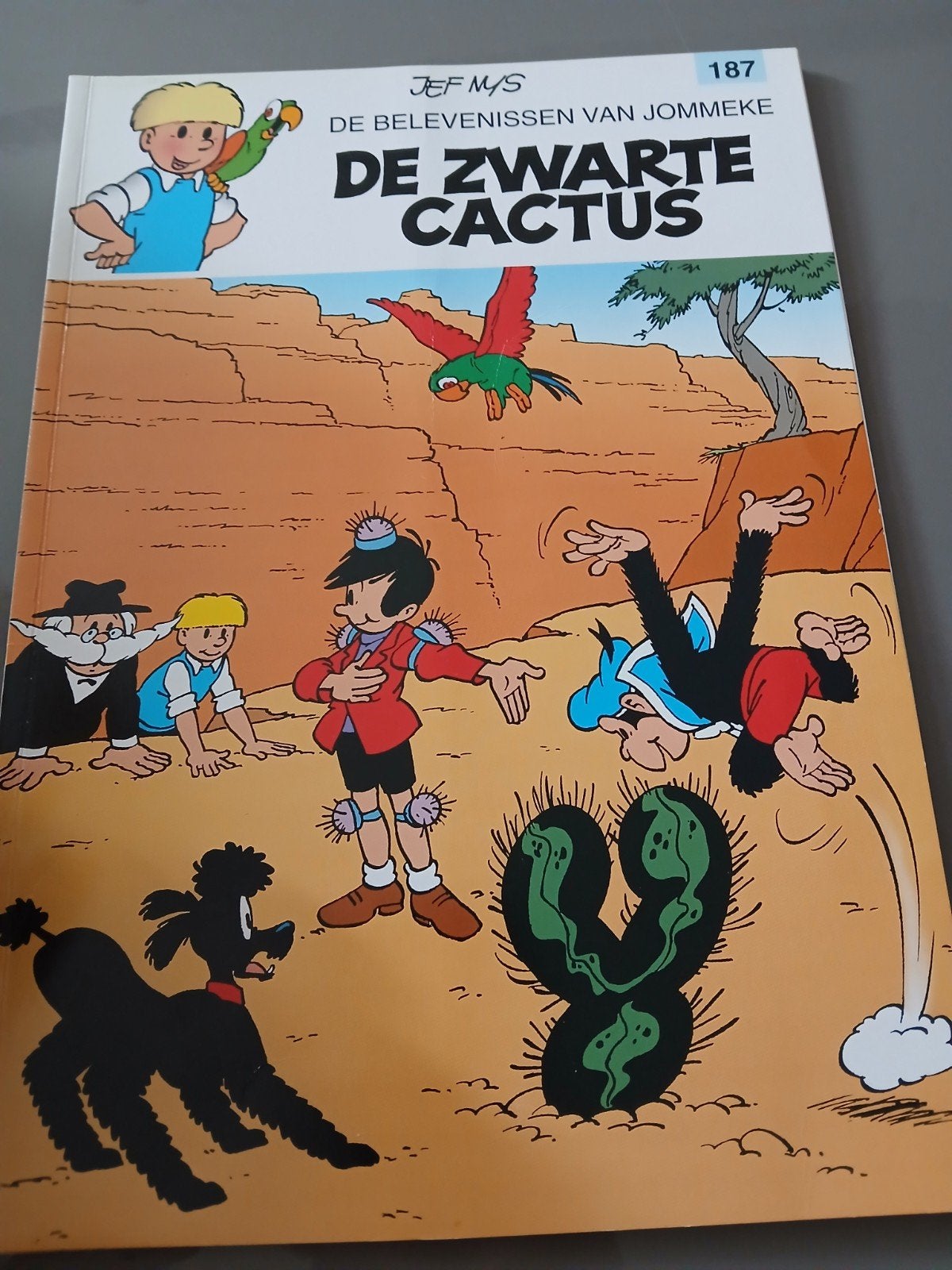 Jommeke nr 187 de zwarte cactus, Boeken, Ophalen of Verzenden