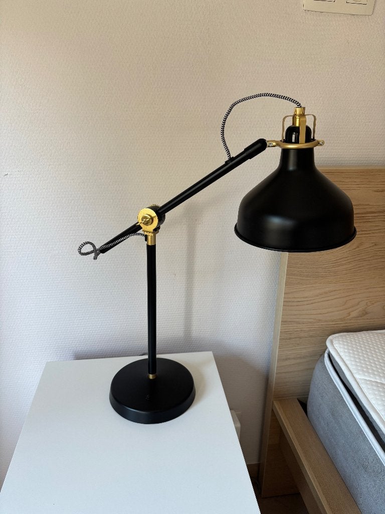 Lampe de bureau IKEA RANARP, Synthétique, Source lumineuse incluse, Enlèvement ou Envoi, Blanc
