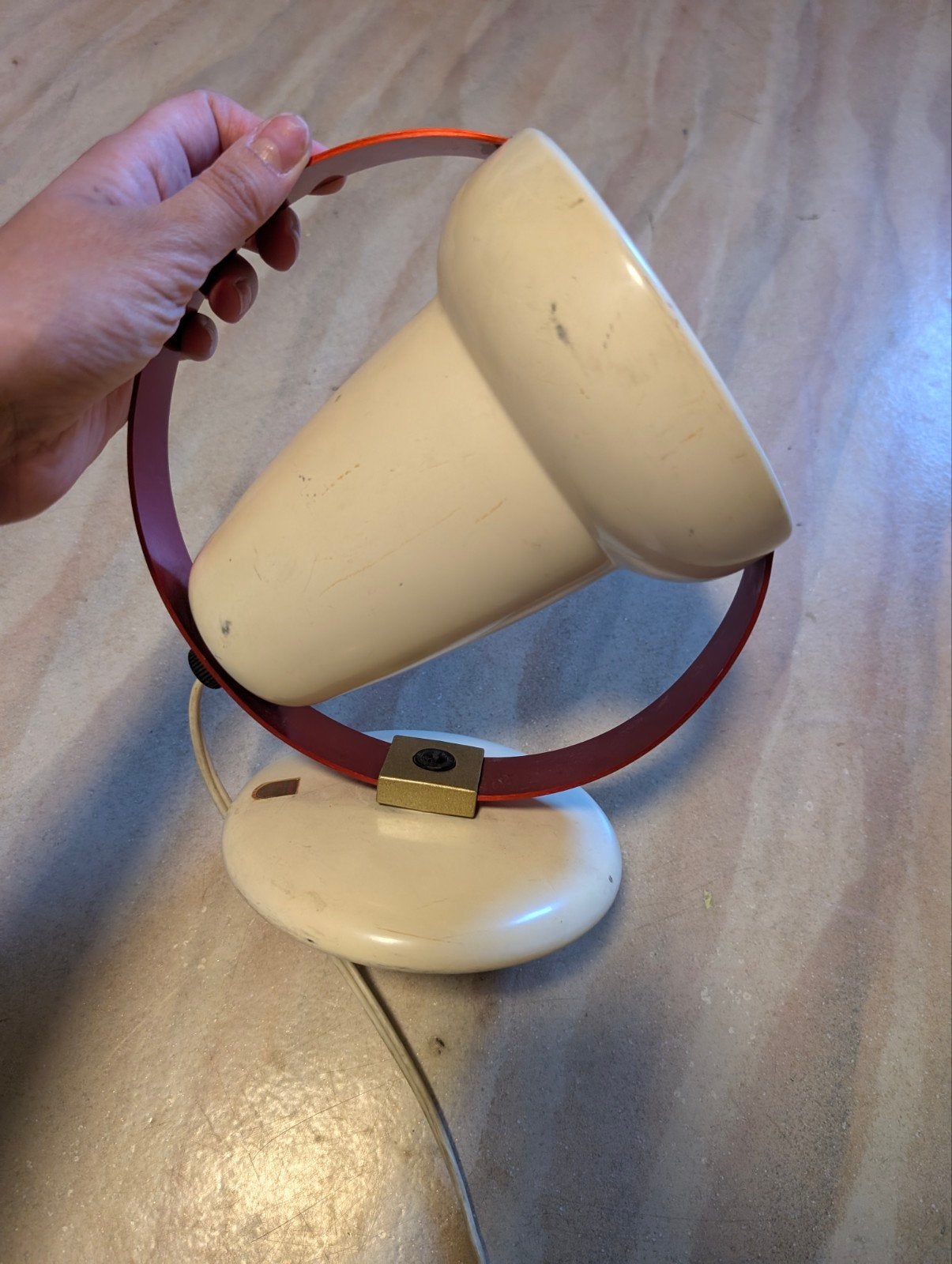 lampe vintage année 50 - Phillips infraphil type 7529, Beige, Vintage, Enlèvement, Utilisé