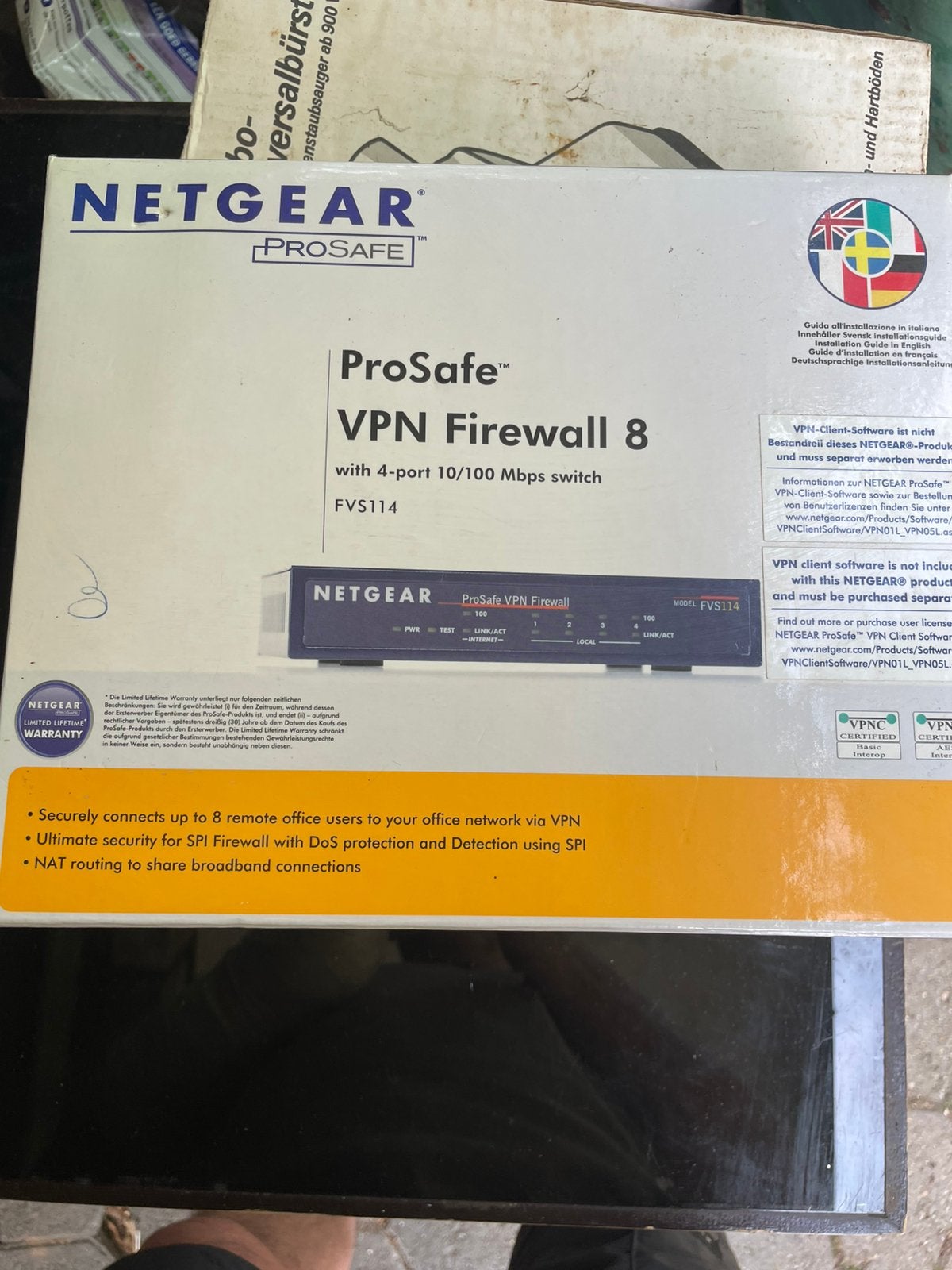 Gestion VPN firwall, Computers en Software, Harde schijven, Ophalen of Verzenden, Zo goed als nieuw