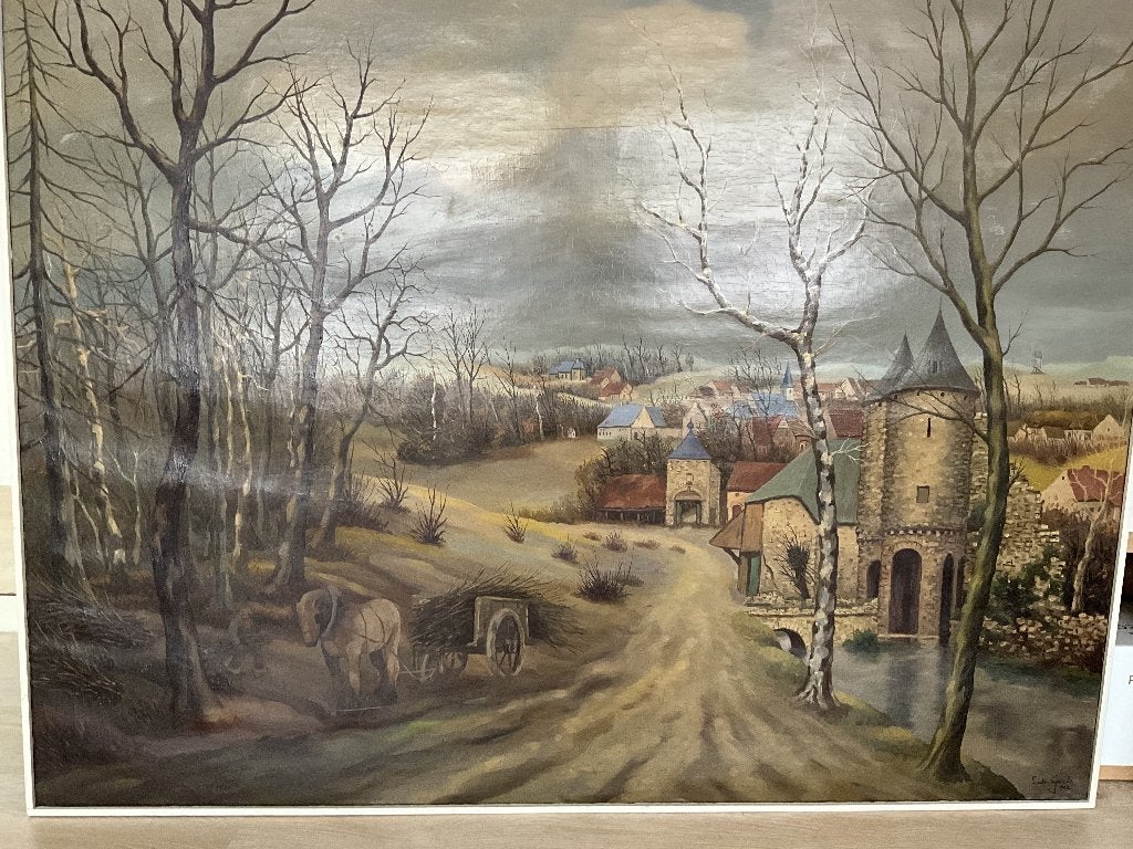 Olieverfschilderij - Lode Geets 1960, Ophalen