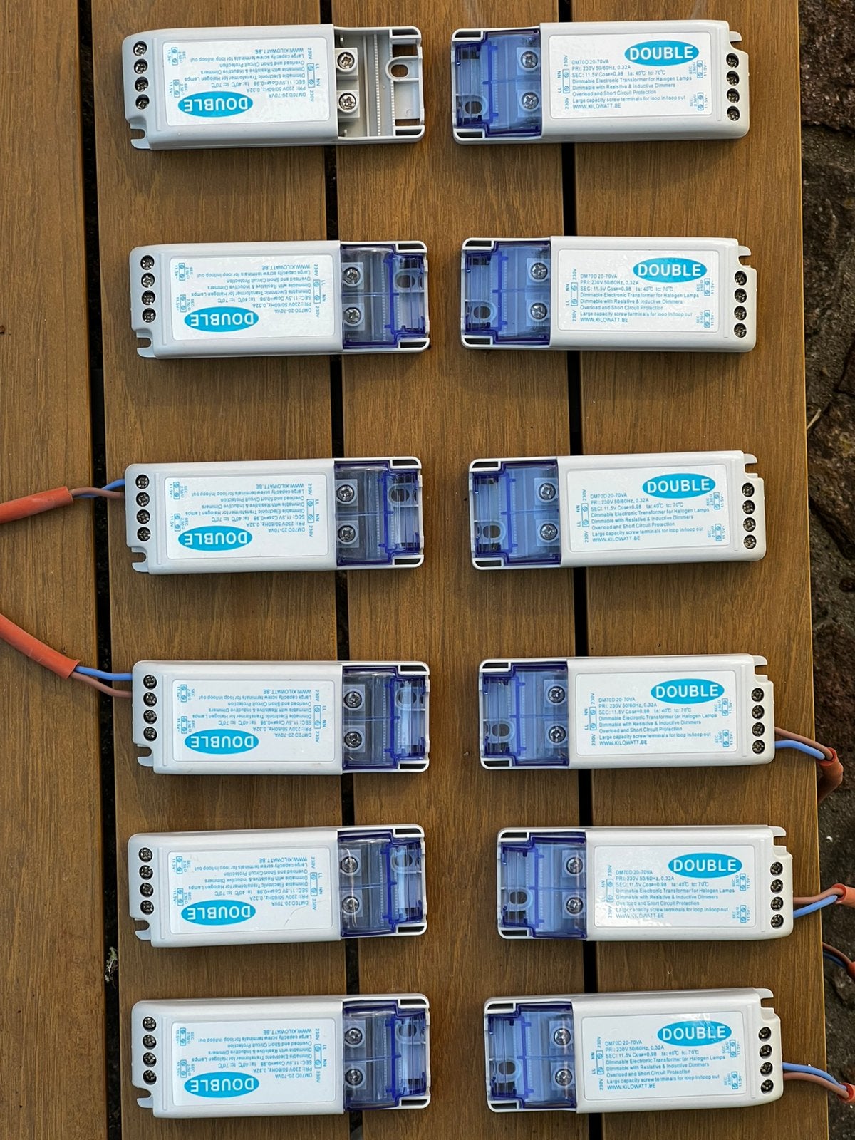 12v transfo voor halogeenspotjes, Enlèvement ou Envoi, Utilisé, Osram, Halogène