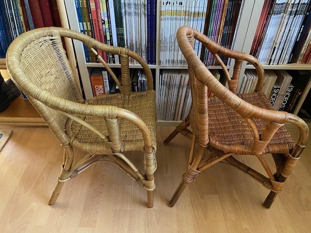 Rotan kinderstoel, Kinderen en Baby's, Kinderstoelen, Ophalen, Zo goed als nieuw, Overige typen