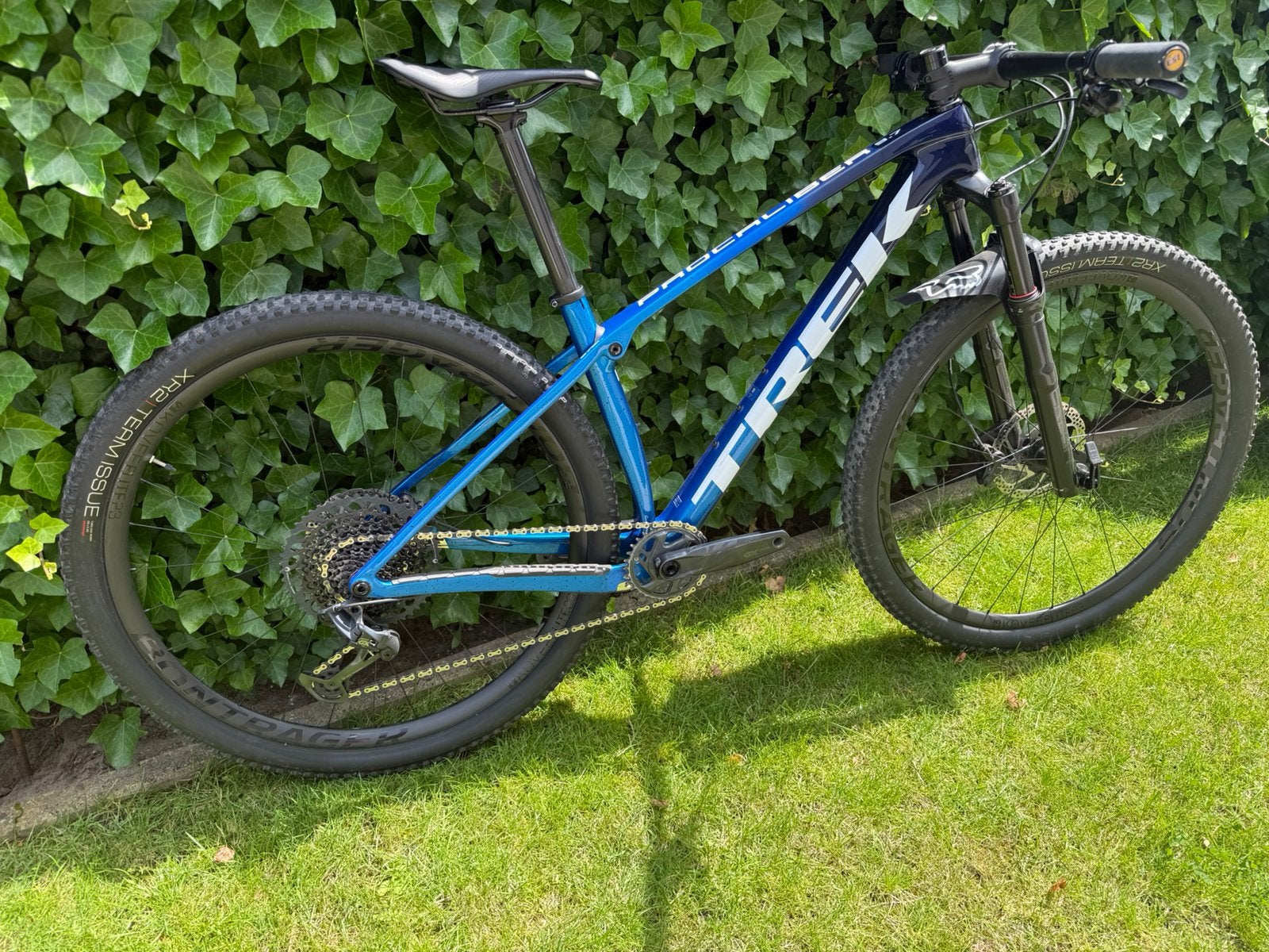 Trek Procaliber 9.7 12-Speed met carbon wielset, Fietsen en Brommers, Hardtail, Heren, Zo goed als nieuw, Schijfrem