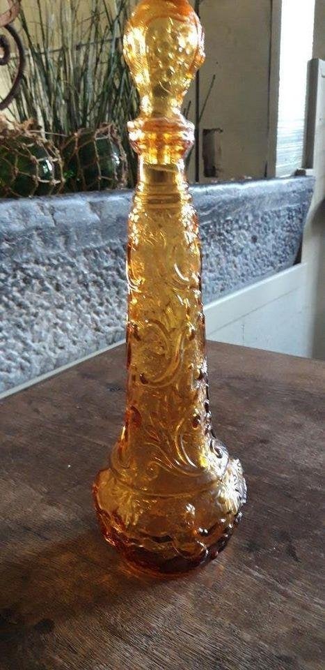 Empoli karaf Rococo Genie Bottle 1960s, Antiek en Kunst, Ophalen of Verzenden