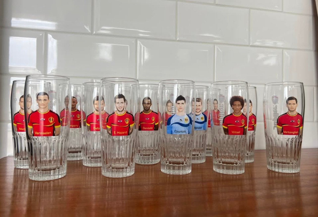 Gouden Generatie Rode duivels  Jupiler glazen, Ophalen, Nieuw