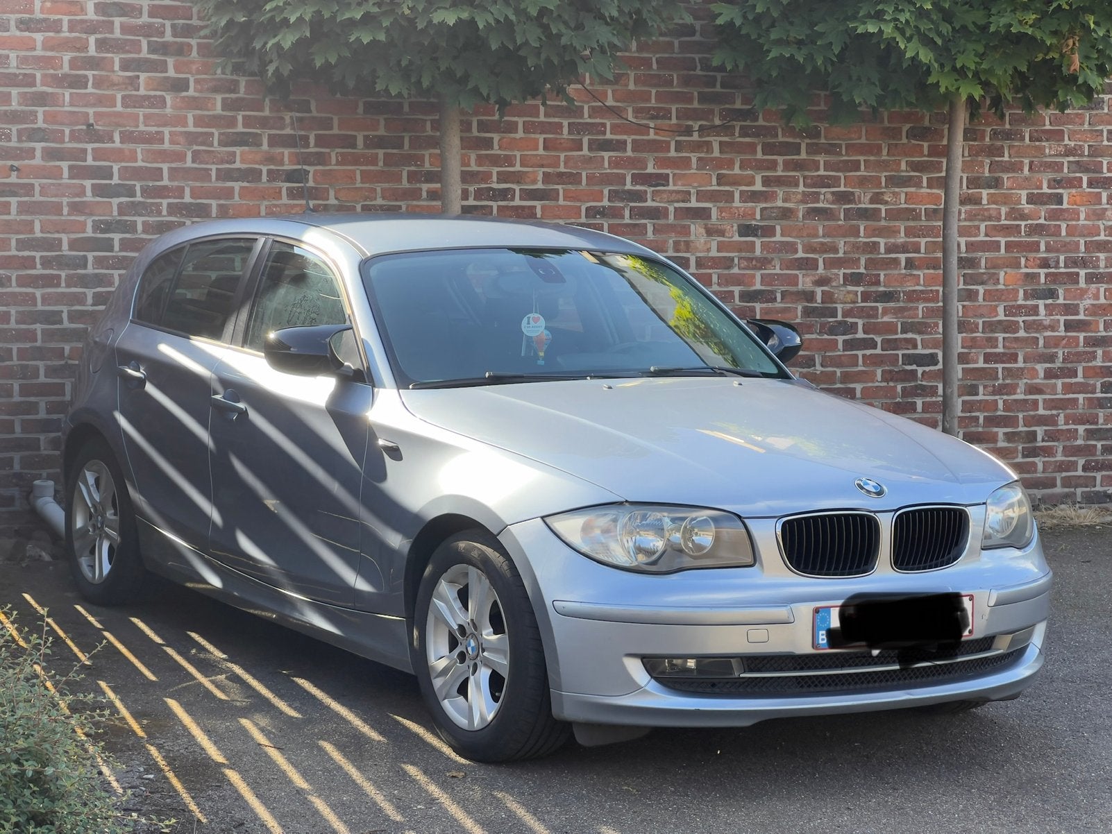 Bmw 1 serie 2010, Auto's, Euro 5, Zwart, Blauw, Bluetooth