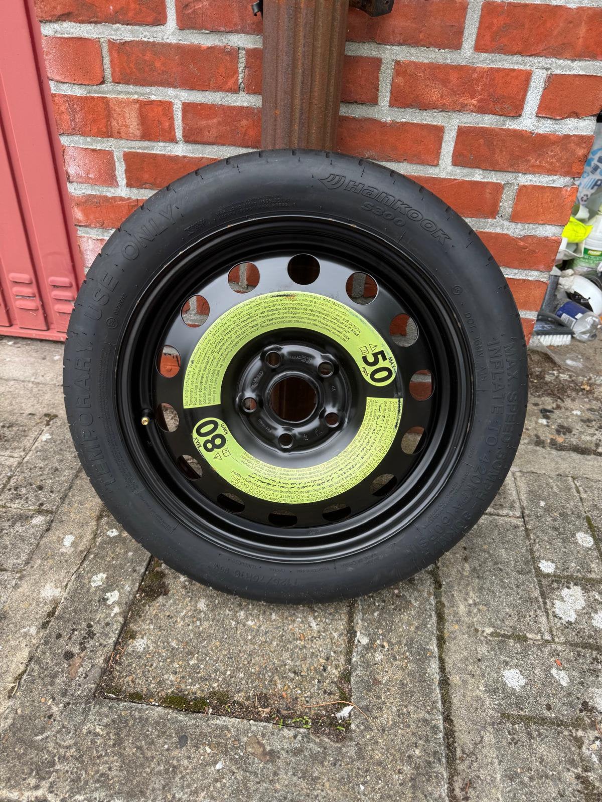 Reservewiel vw golf of audi A3, Auto-onderdelen, Ophalen, 16 inch, Banden en Velgen, Nieuw