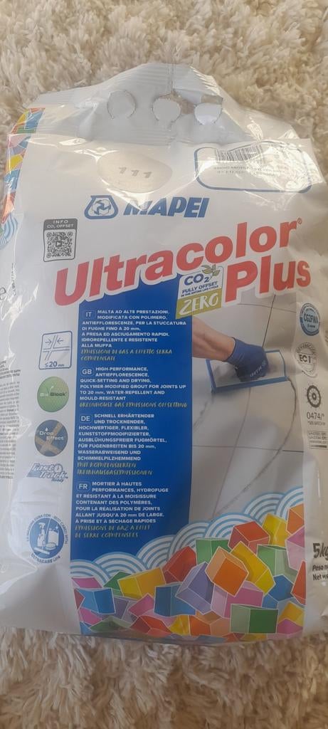 Voegsel - kleur zilvergrijs 5 kg, Ophalen