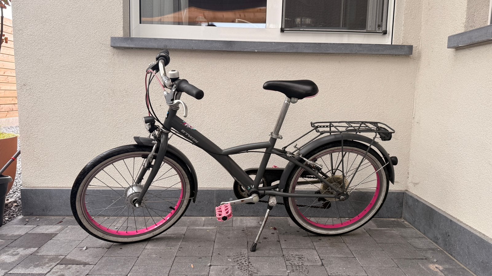 B’Twin kinderfiets 20 inch – versnellingen kinderen 6-9 jaar, Fietsen en Brommers, Ophalen, Gebruikt, Velgrem, 16 tot 20 inch