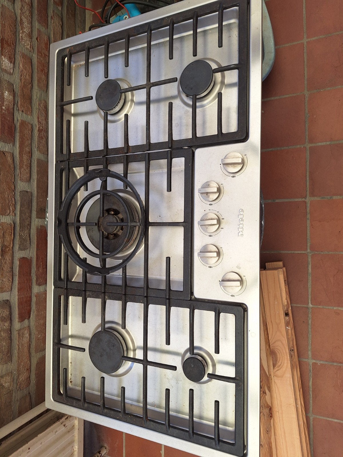 Gasvuur miele 5 pits, Ophalen, Gas