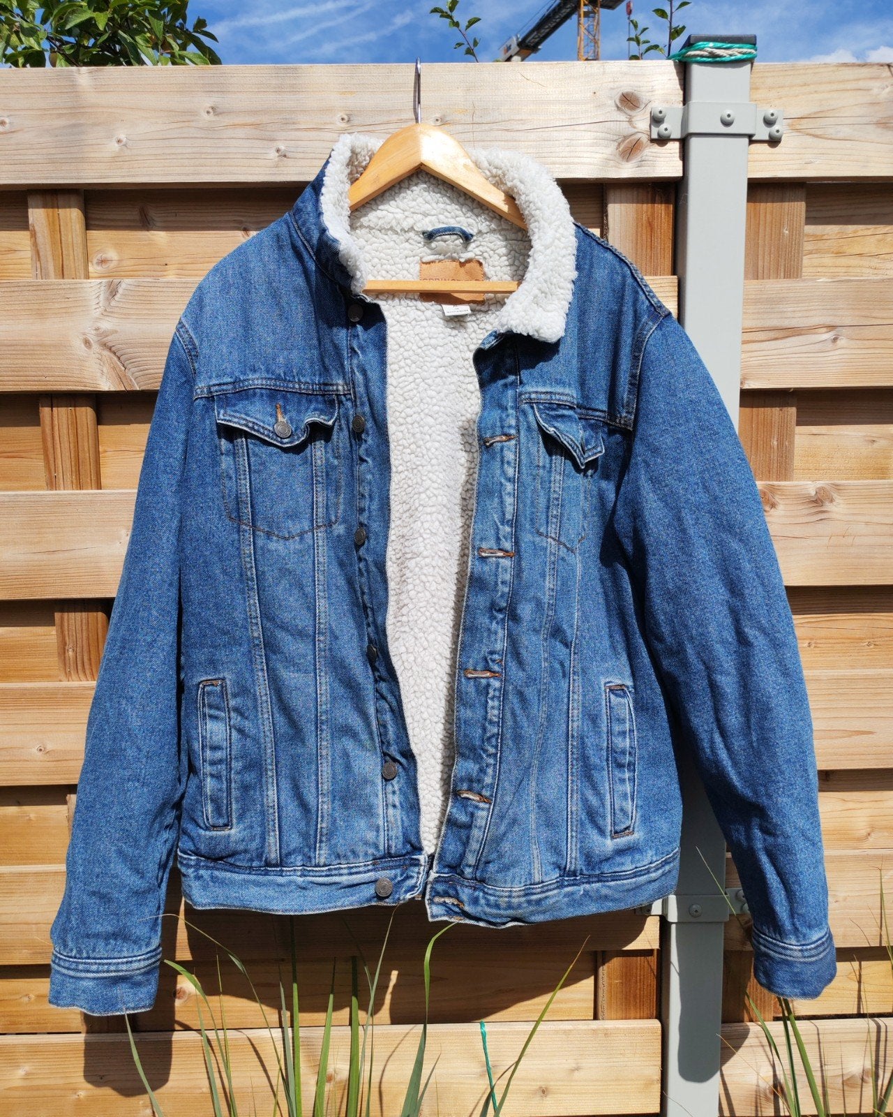 springfield prachtige jeans jas jeansjas XL als nieuw, Ophalen of Verzenden