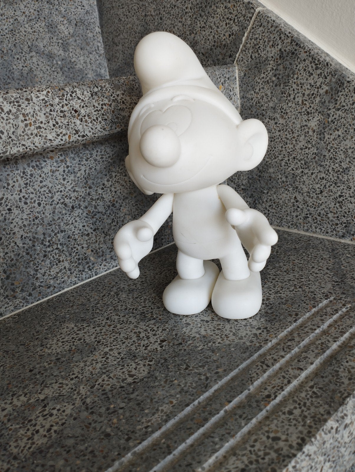 Witte smurf in kunststof, Verzamelen, Ophalen of Verzenden