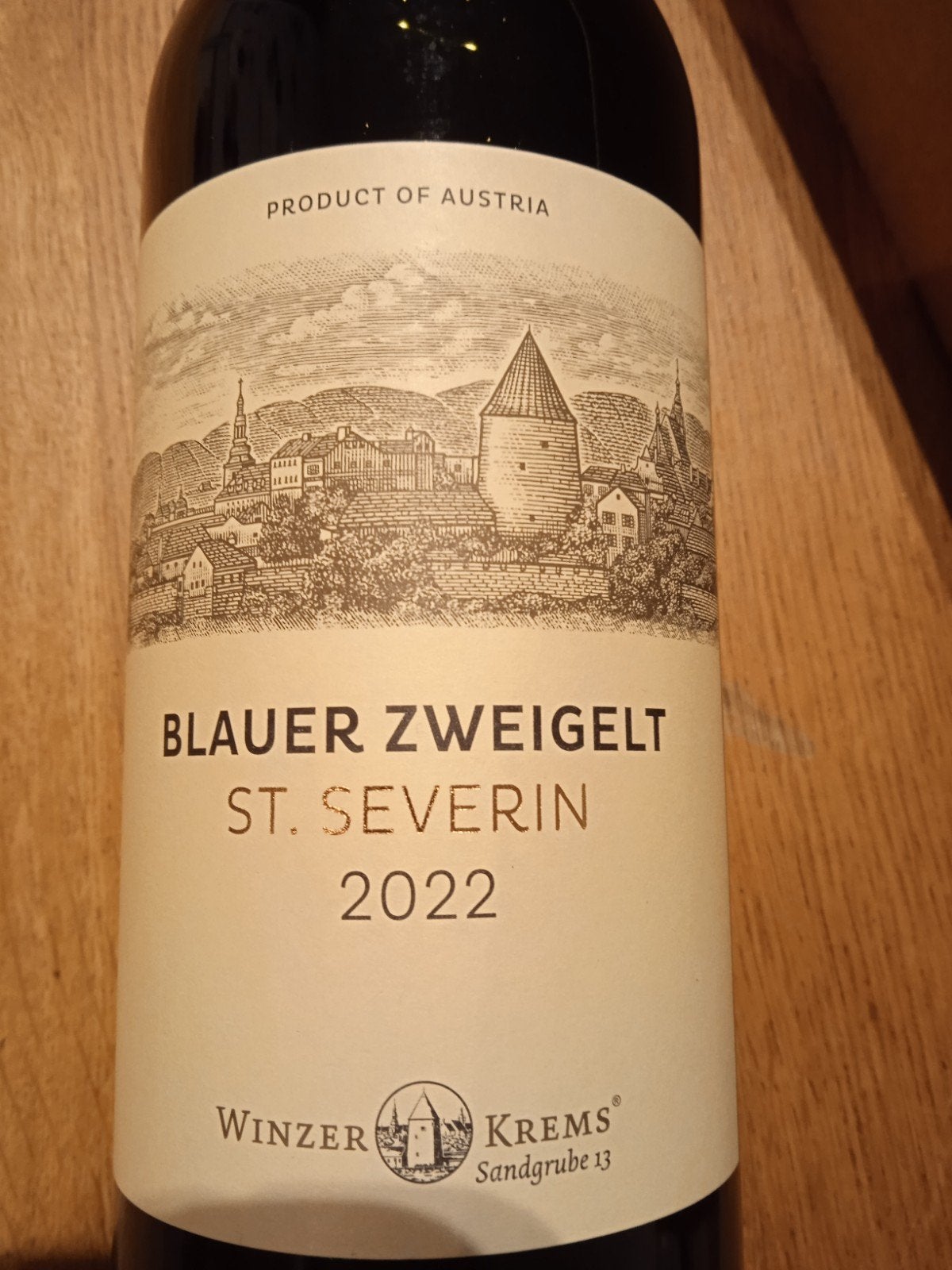 6 flessen Blauer zweigelt St.Severin 2022, Ophalen of Verzenden, Nieuw, Rode wijn