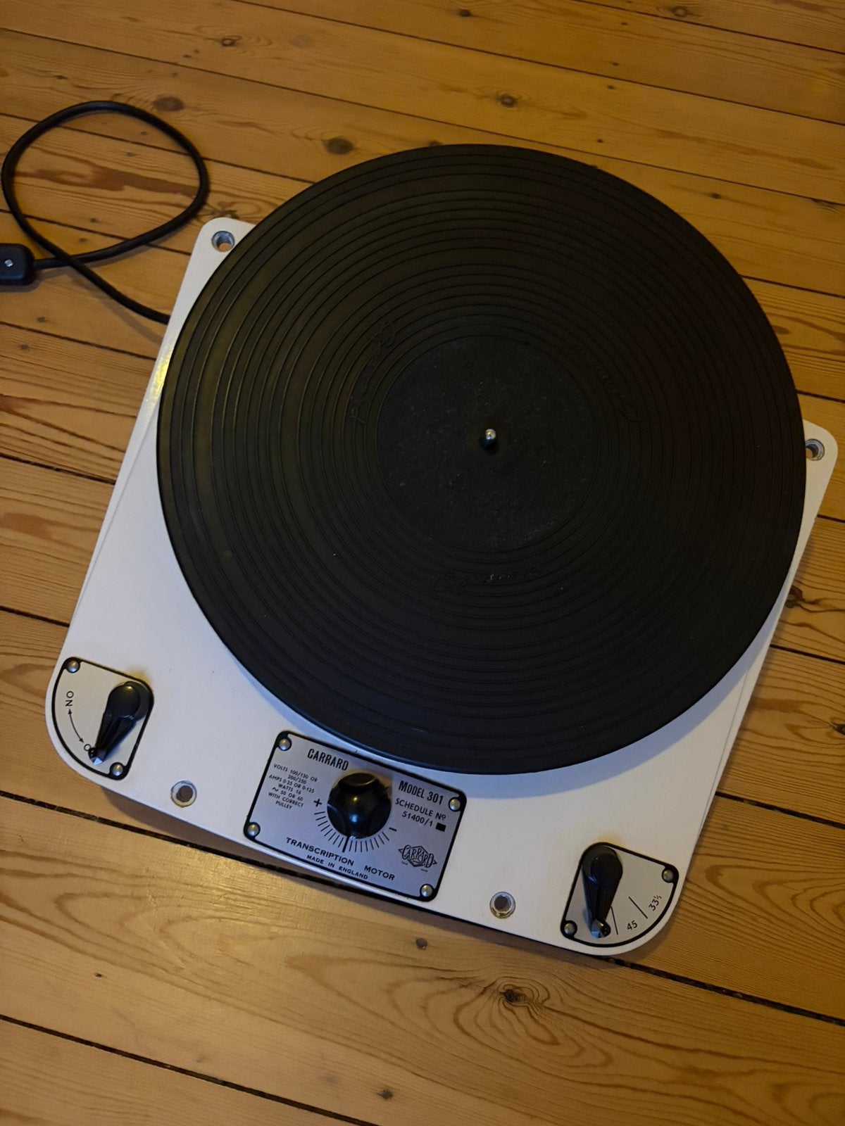 Garrard 301 grease bearing, TV, Hi-fi & Vidéo, Enlèvement ou Envoi, Comme neuf