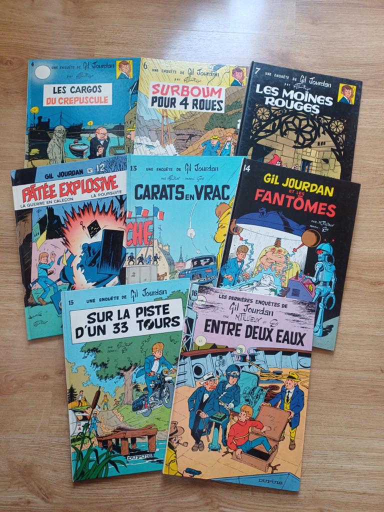 40) Prix mini / Bd Gil Jourdan cartonnée, Plusieurs BD, Enlèvement ou Envoi, Comme neuf
