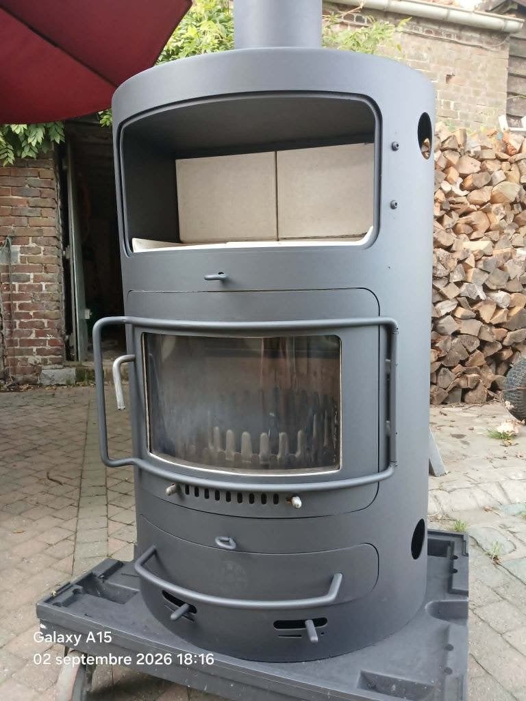 XXXTRA : poêle bois/charbon ABC/HWAM 14 KW, Maison & Meubles, Enlèvement, Neuf, Bois, Autoportant
