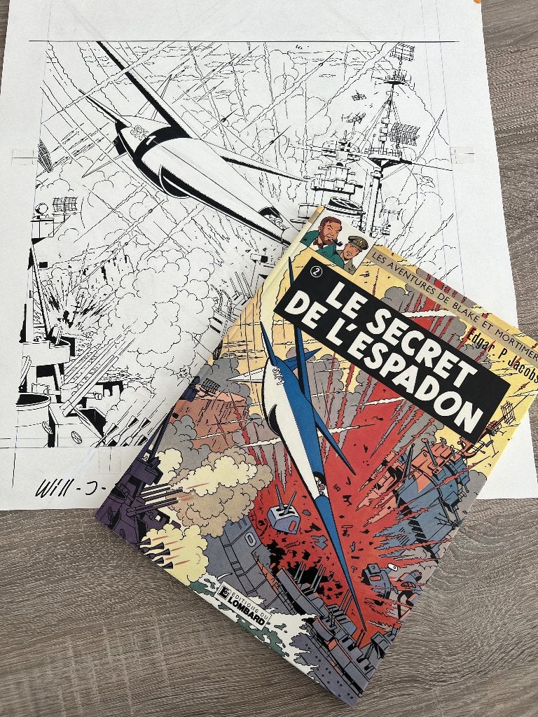 Le secret de l'Espadon T2 + copie originale de Will-I-am, © Will-I-am, Une BD, Comme neuf, Envoi