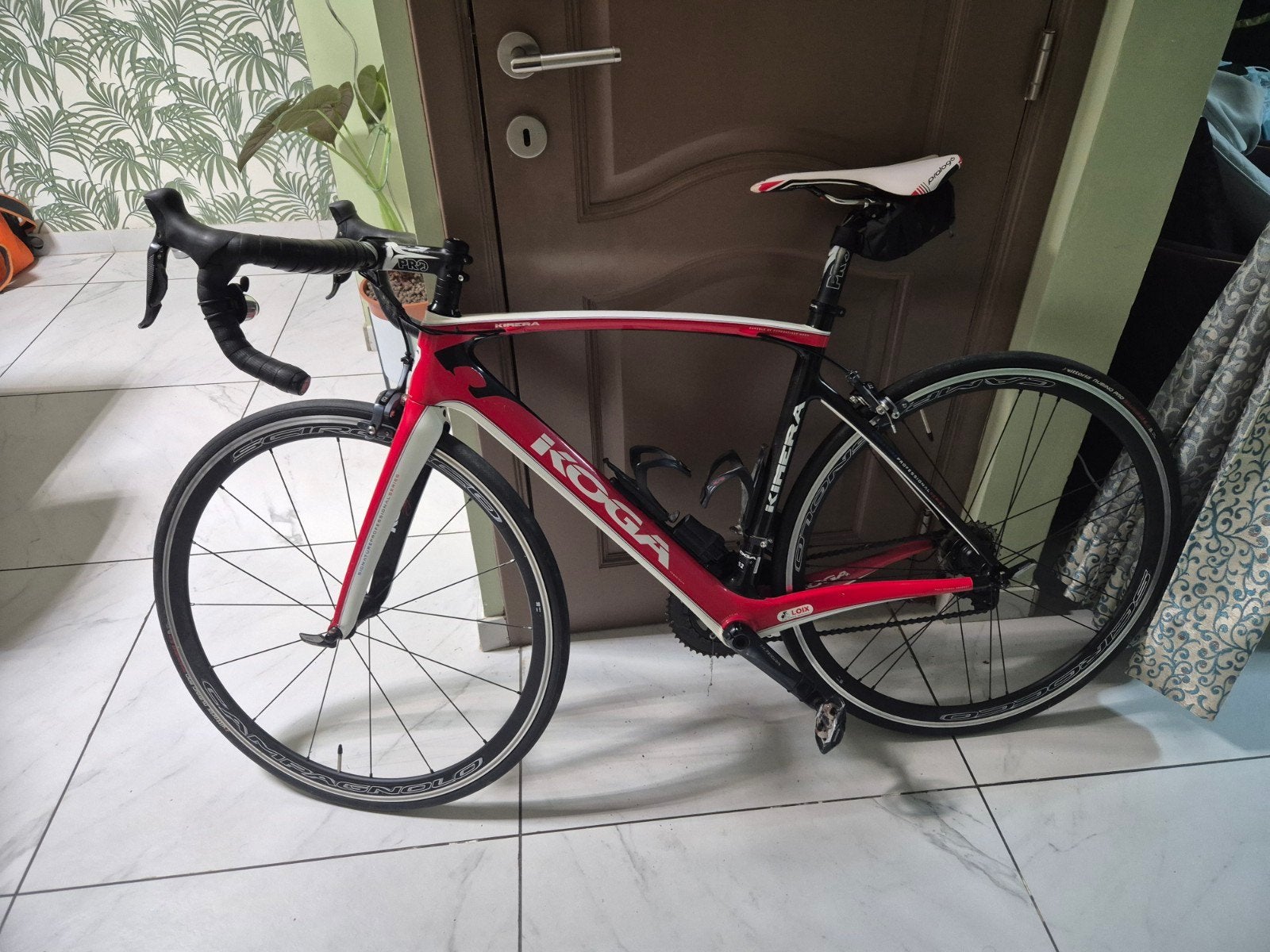 Koga koersfiets Shimano Ultegra Di 2 elektrisch m52 + Tools, Fietsen en Brommers, Ophalen