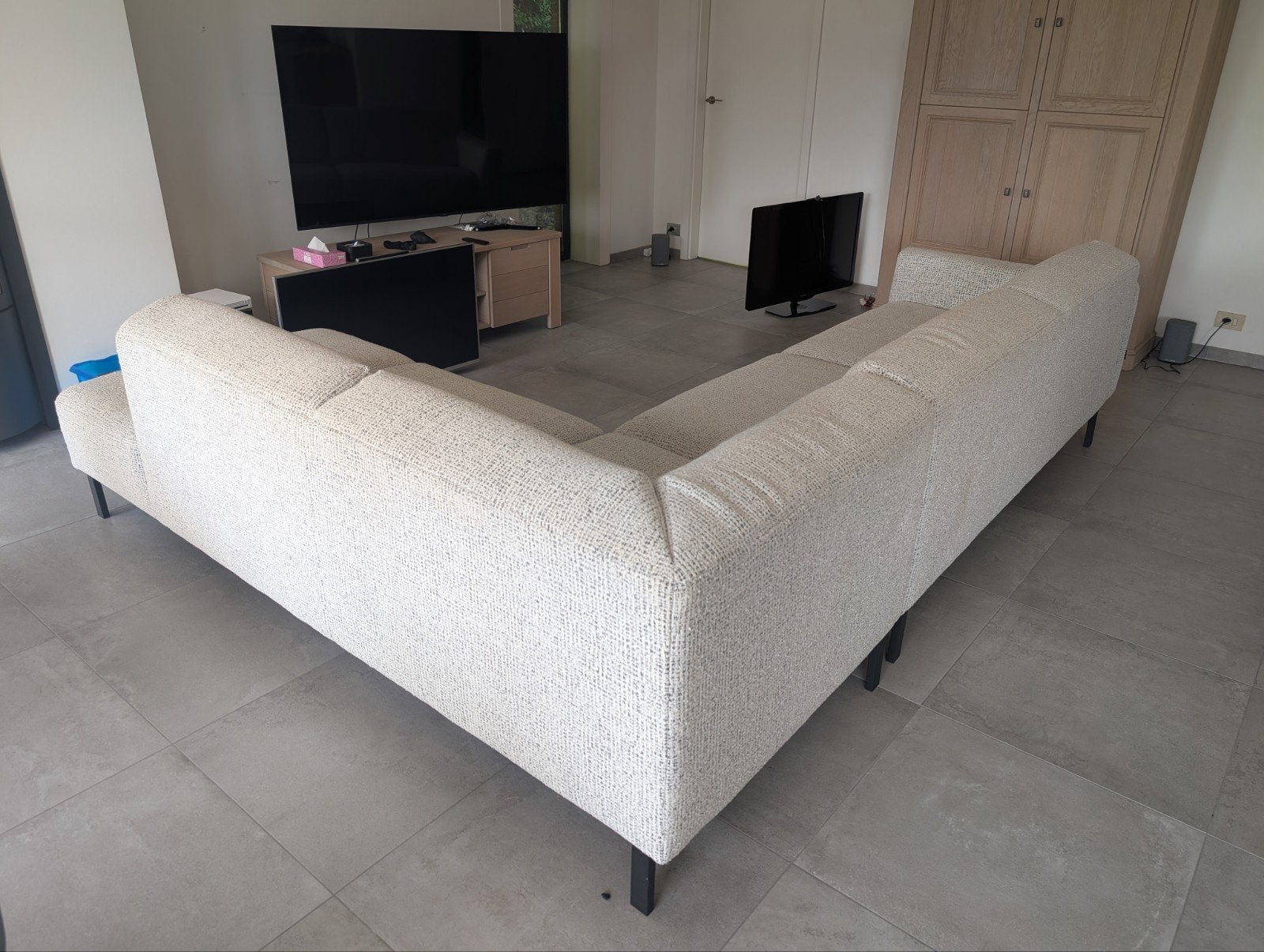 Luxe zithoek met dormeuse van Moome, Ophalen, Zo goed als nieuw, Stof