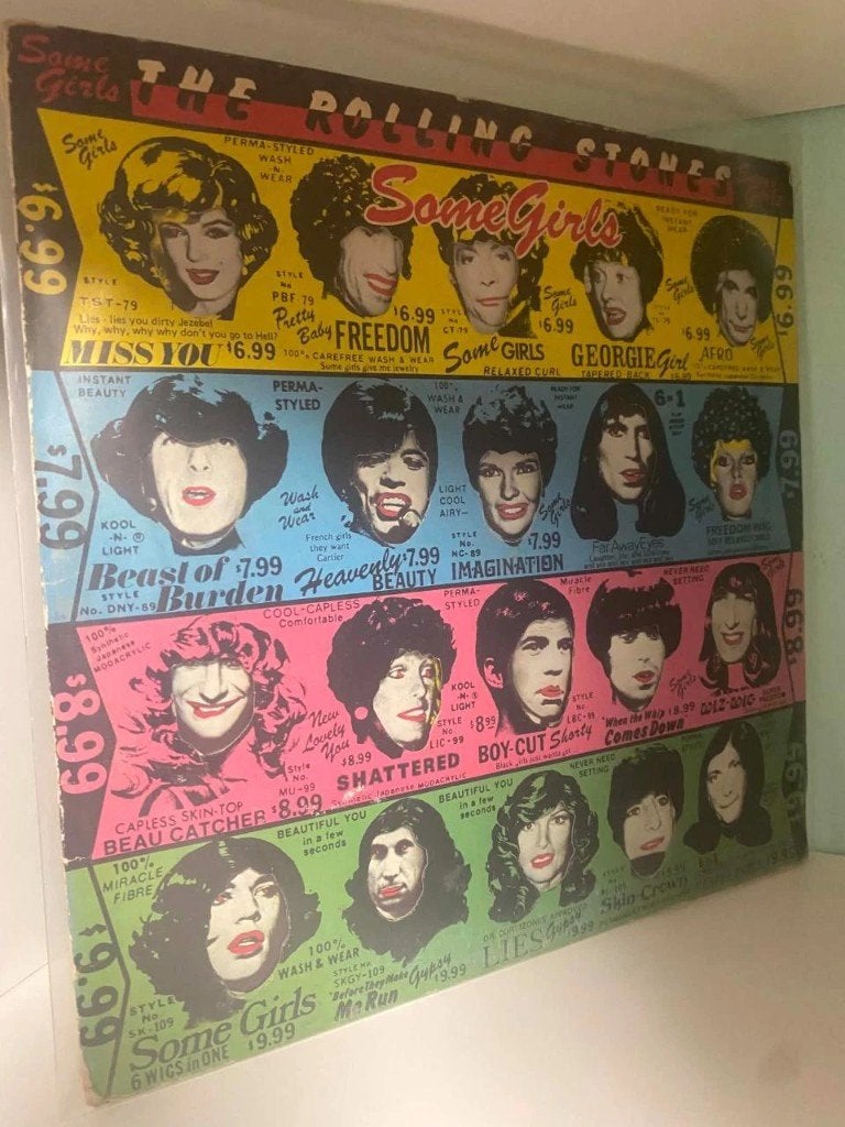 The Rolling Stones – Some Girls - Italy 1978 (J), Rock psychédélique, LP, Avec pochette intérieure, Utilisé