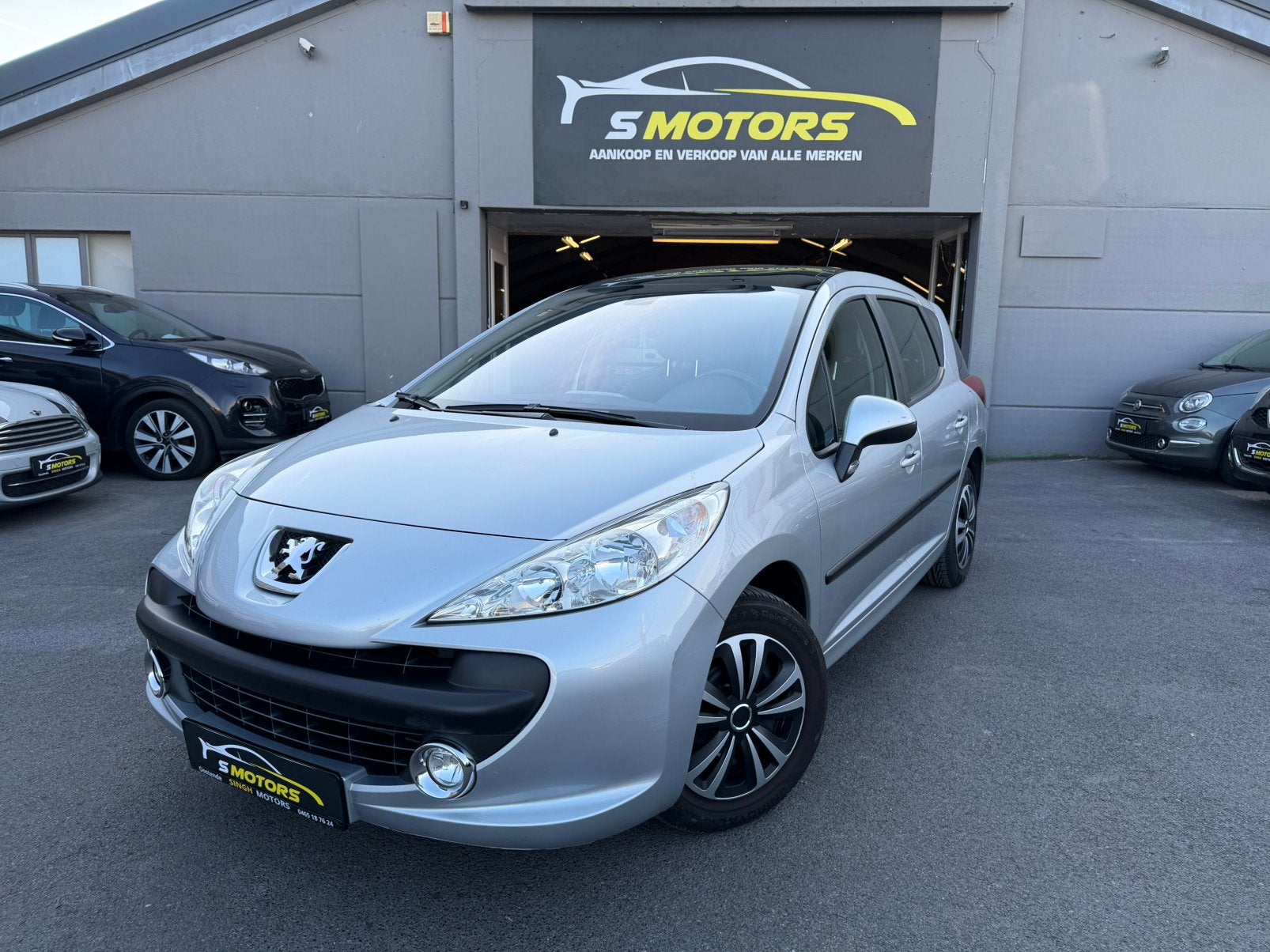Peugeot 207 1.4i | Airco | Skyview | Keuring + Carpass |, Autos, Argent ou Gris, Achat, Entreprise, 5 portes