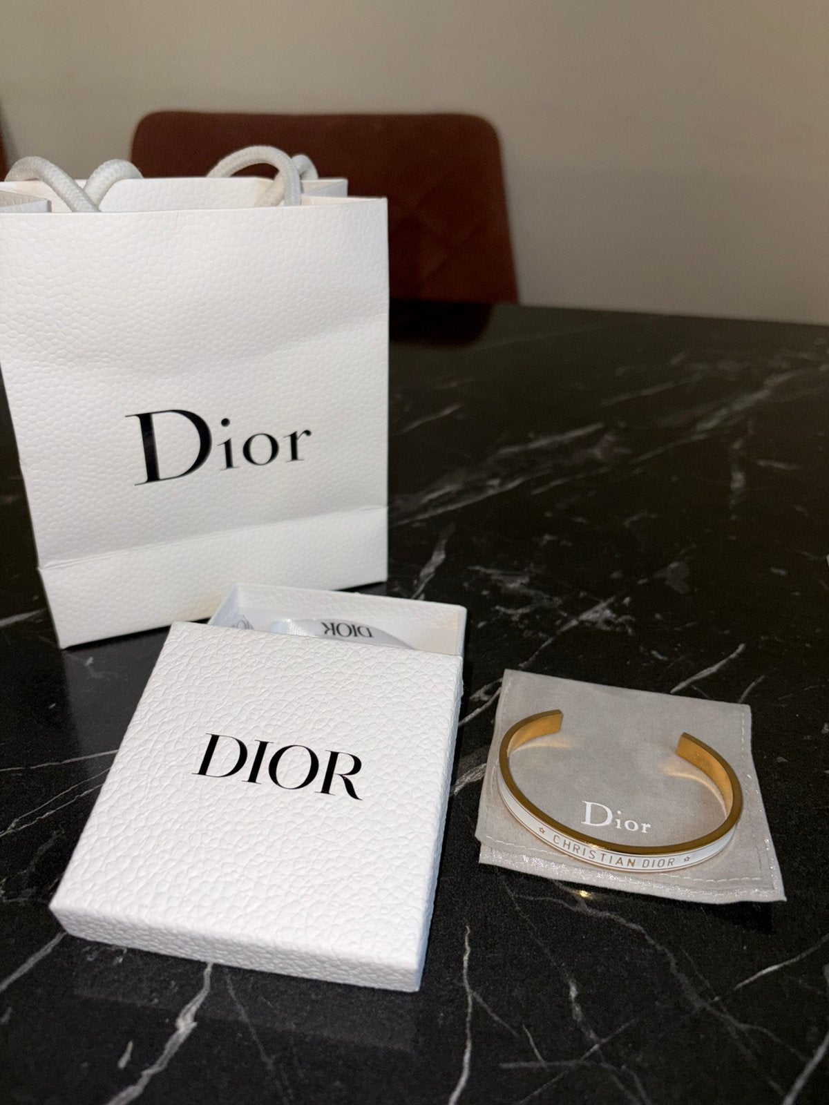 Dior armband, Envoi, Neuf, Blanc