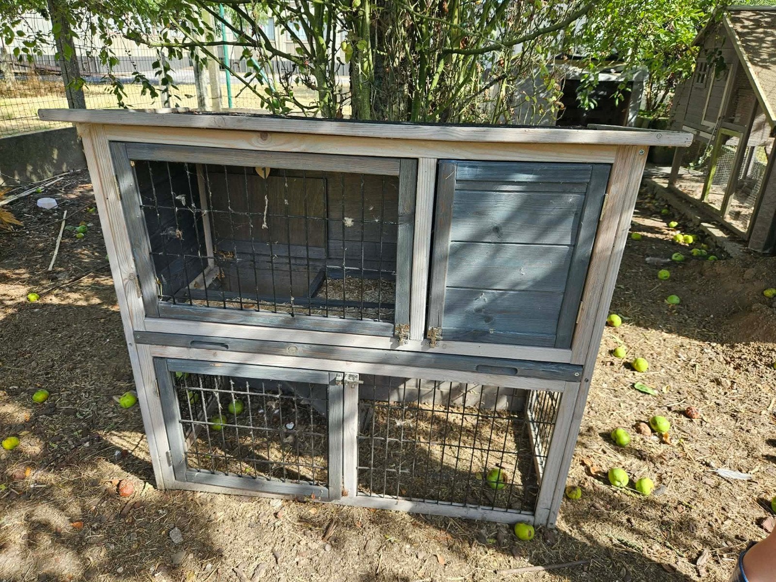 clapier pour lapin, Enlèvement
