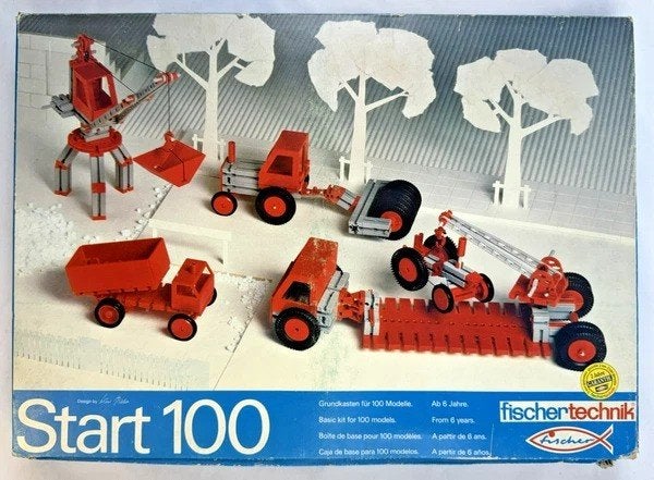 Kit de construction Fischertechnik Start 100 vintage années, Envoi, Autres types