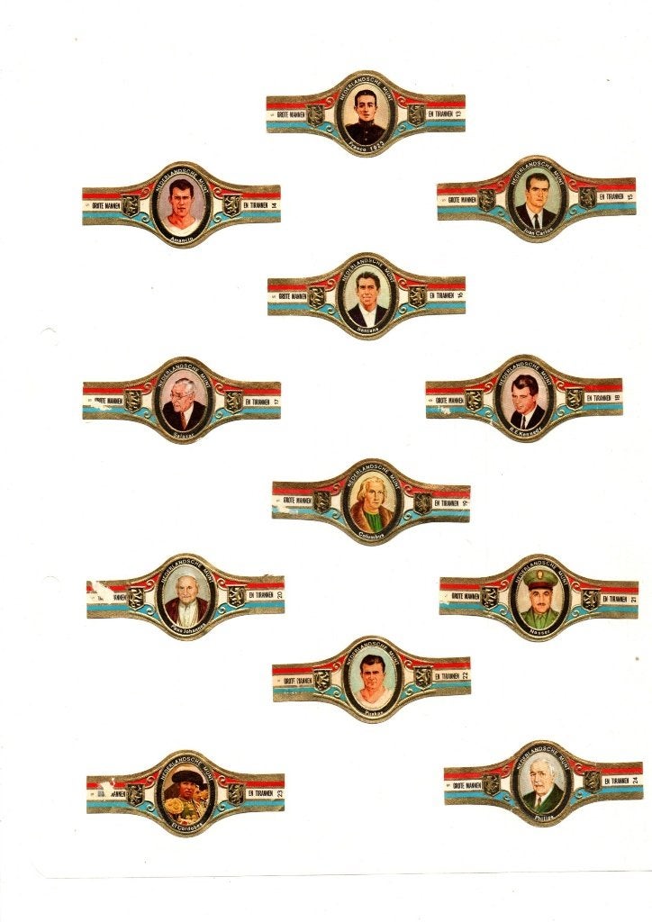BRACELETS À CIGARES HOLLANDAIS, Enlèvement ou Envoi, Utilisé, Bagues de cigare