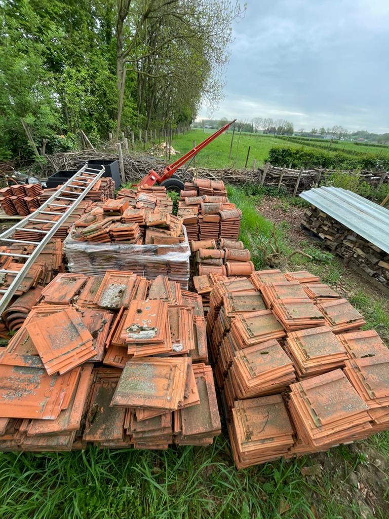 Ttr dakpannen, Doe-het-zelf en Bouw, Dakpannen en Dakbedekking, Ophalen, Zo goed als nieuw, Dakpannen