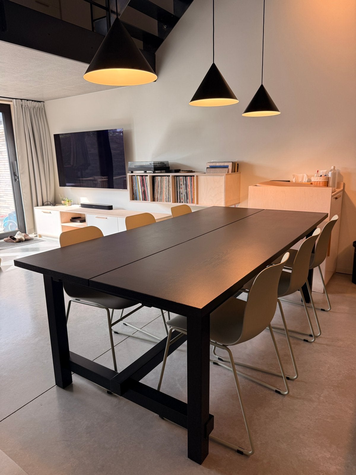 Verlengbare tafel | 210/289x105 | 6 stoelen optioneel, Comme neuf, 100 à 150 cm, Enlèvement, Rectangulaire