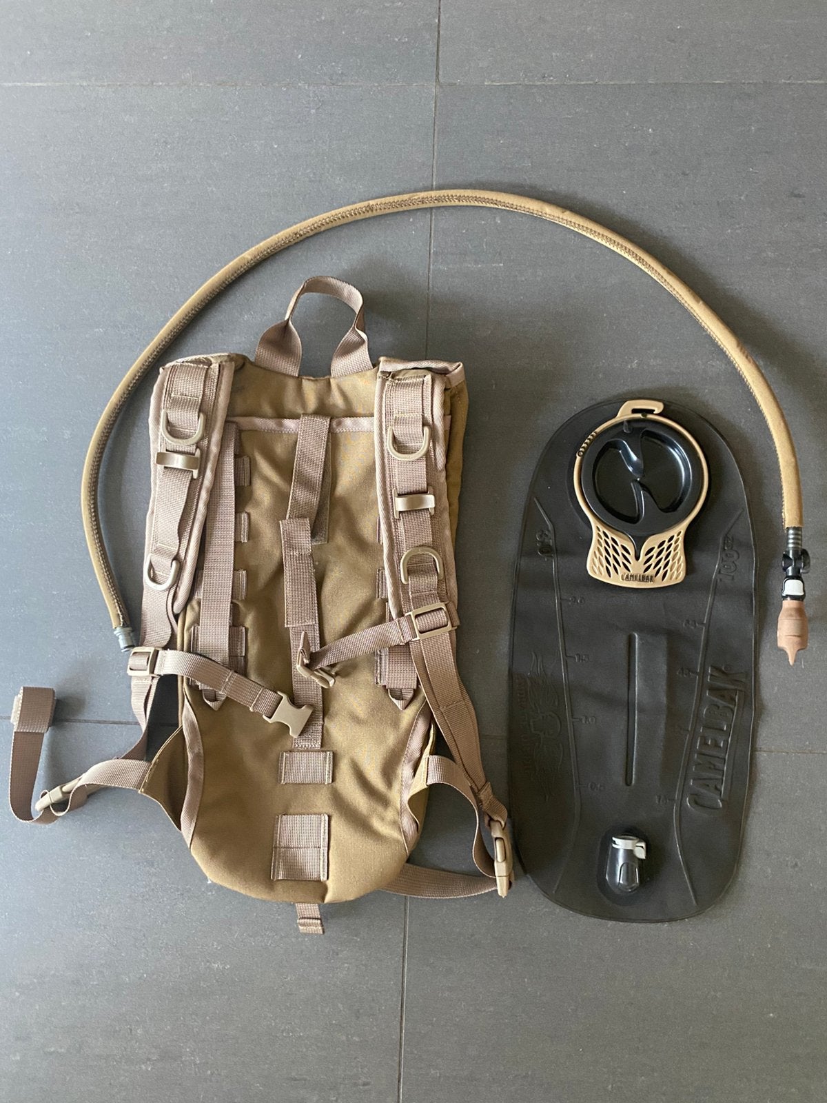 Army Camelbak, Enlèvement