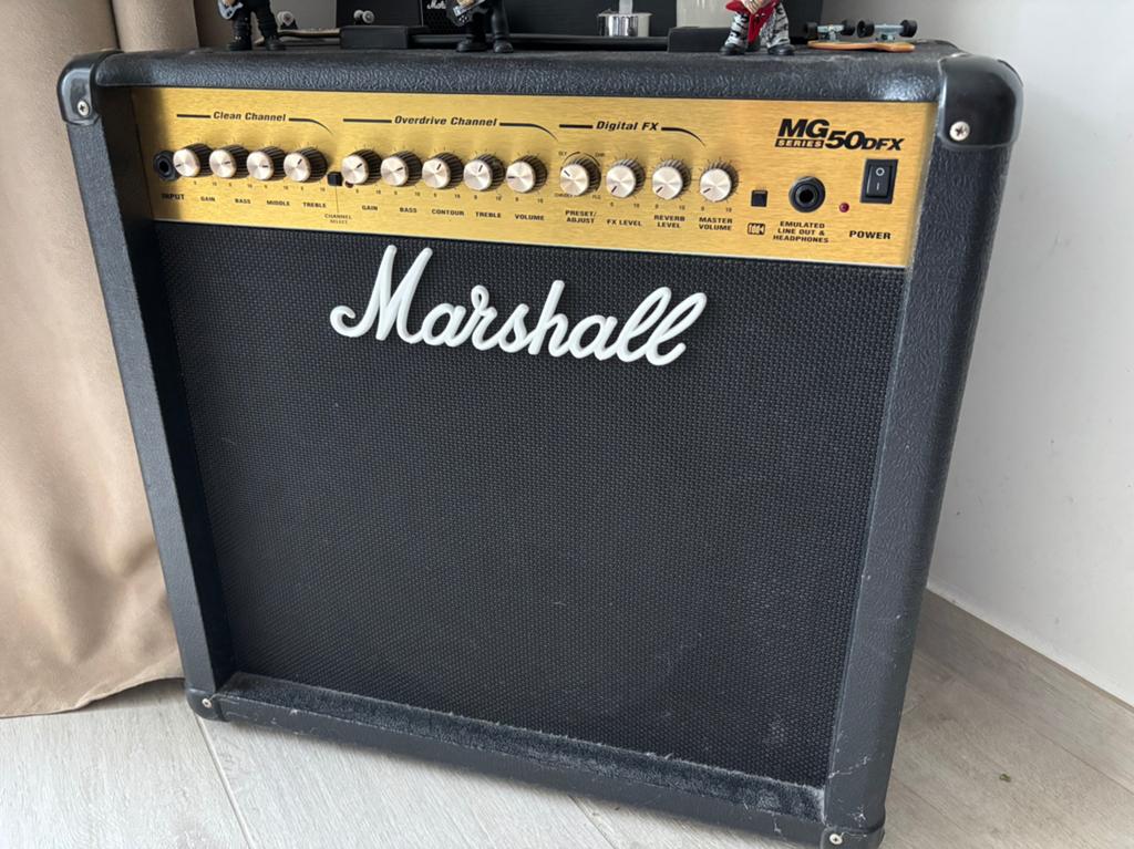 Marshall MG50 Fx, Muziek en Instrumenten, Versterkers | Bas en Gitaar, Ophalen, Gebruikt, Gitaar, 50 tot 100 watt