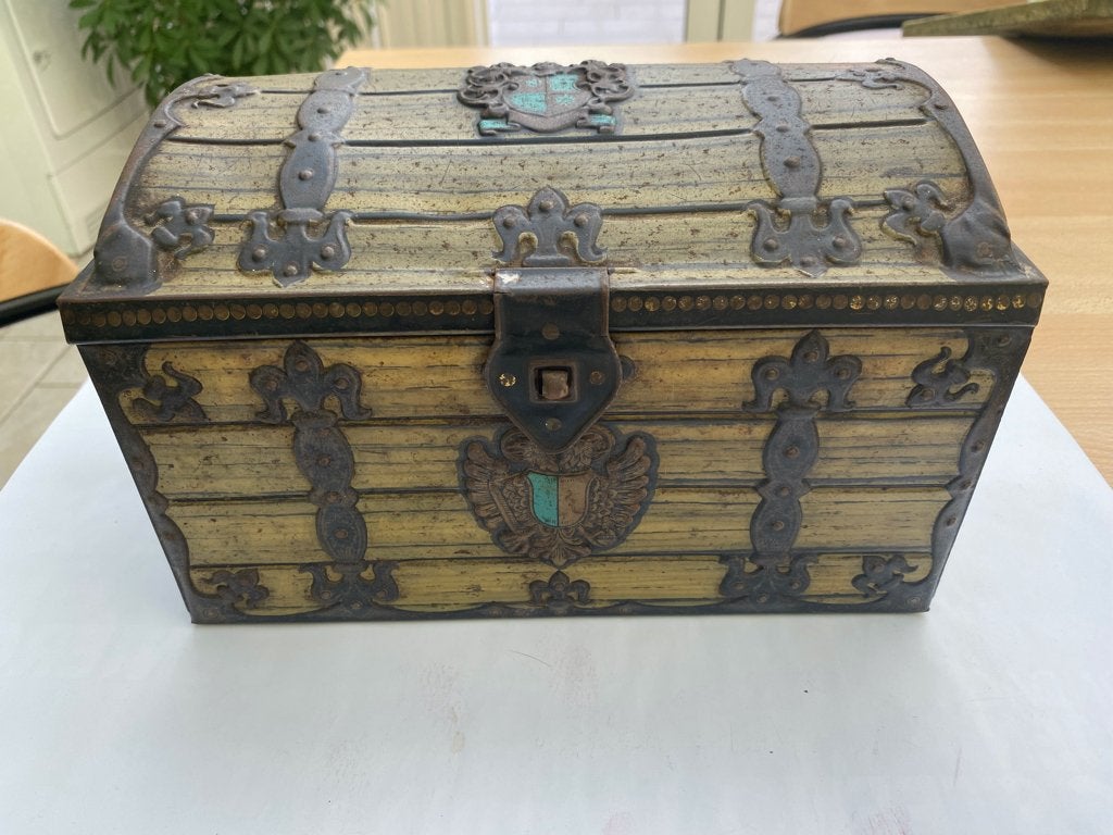 Boîte en fer blanc vintage GBC « General Bisquit Company », Envoi, Utilisé, Biscotte, Autres marques