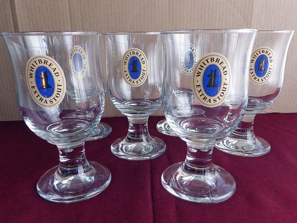 Set van 6 Stoutglazen, Ophalen, Nieuw, Bierglas