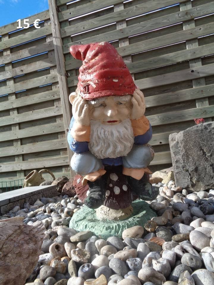 tuin decoratie kabouters, Ophalen, Gebruikt
