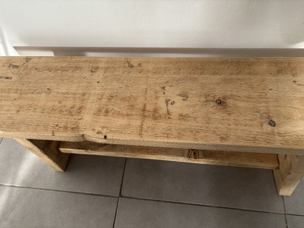 Bankje/krukje, Ophalen, Nieuw, Rijkevorsel, Hout