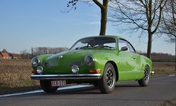Karmann ghia, Autos, Noir, 2 portes, Particulier, Cuir synthéthique