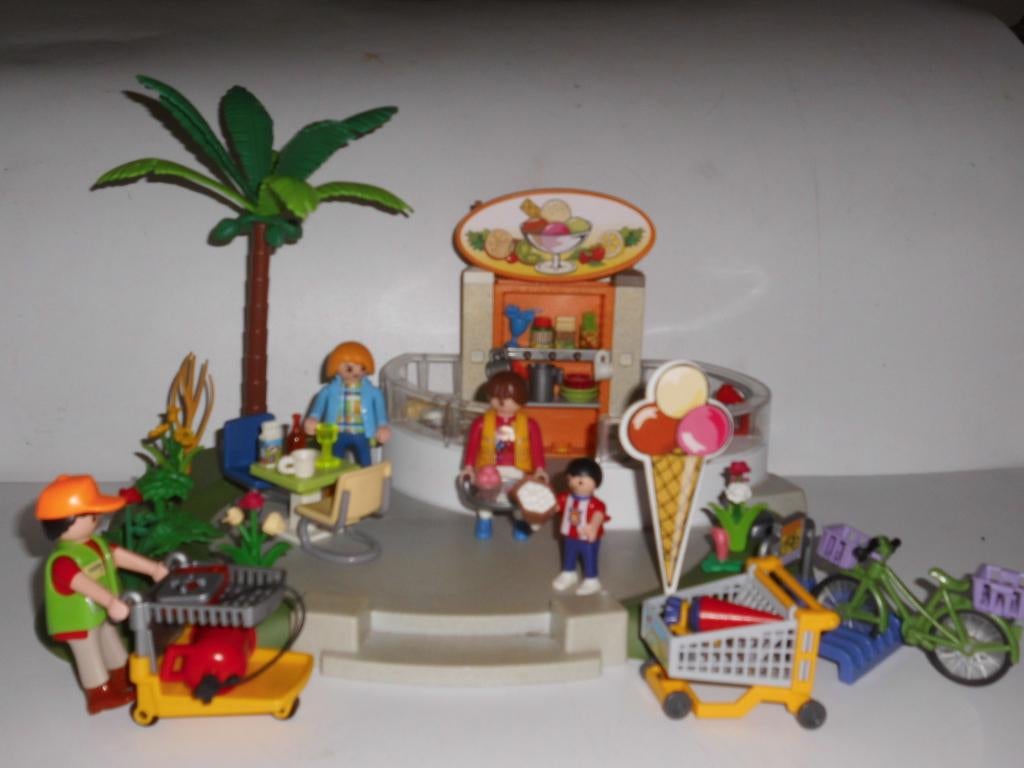 playmobil ijssalon, Kinderen en Baby's, Speelgoed | Playmobil, Ophalen of Verzenden, Gebruikt