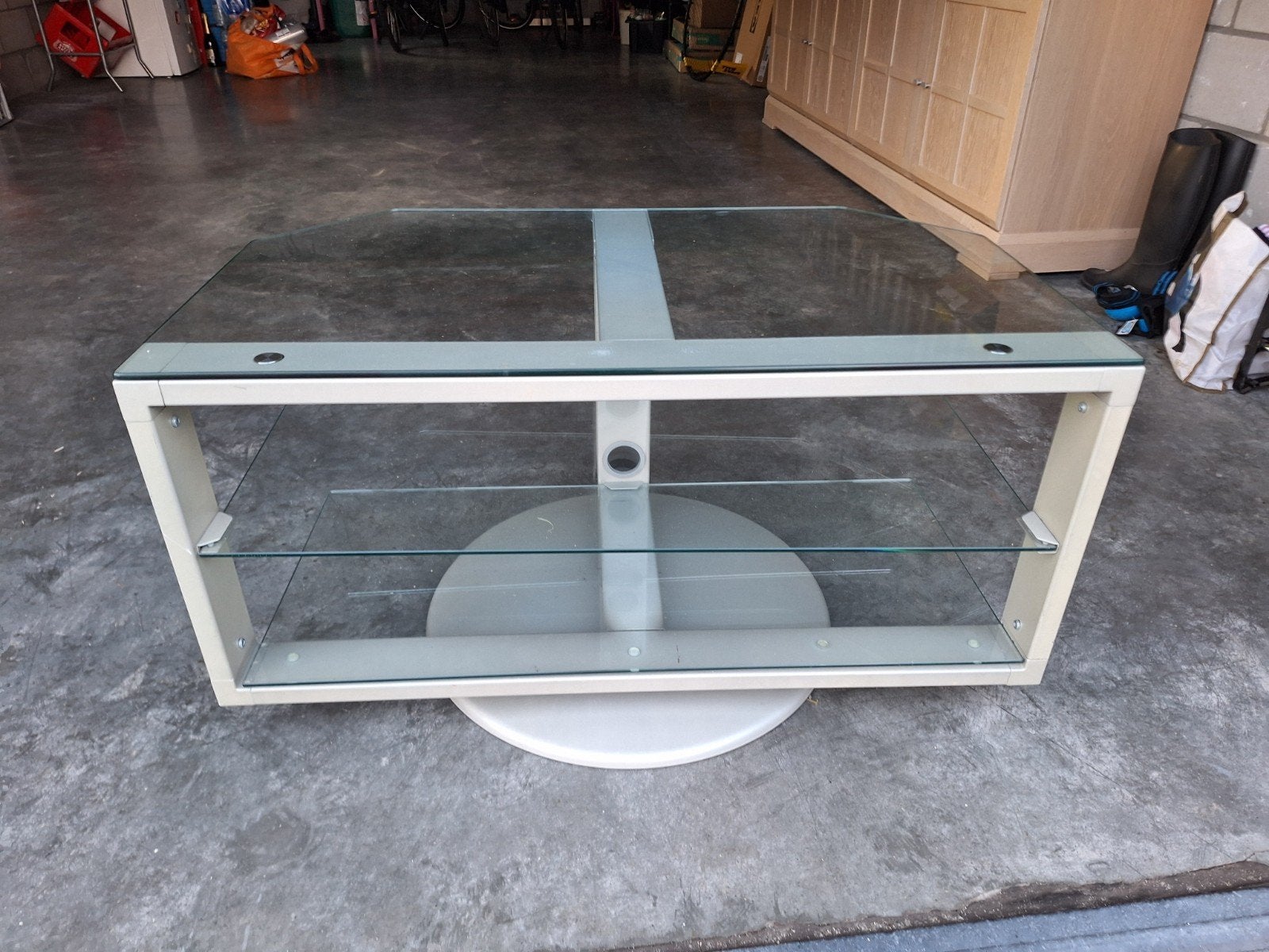 TV-meubel, Ophalen, Gebruikt, Glas