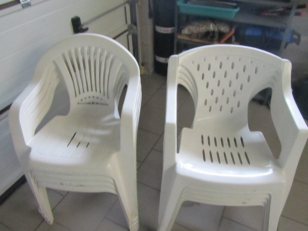 table et chaises de jardin, Enlèvement, Utilisé, Autres matériaux, Sets de jardin