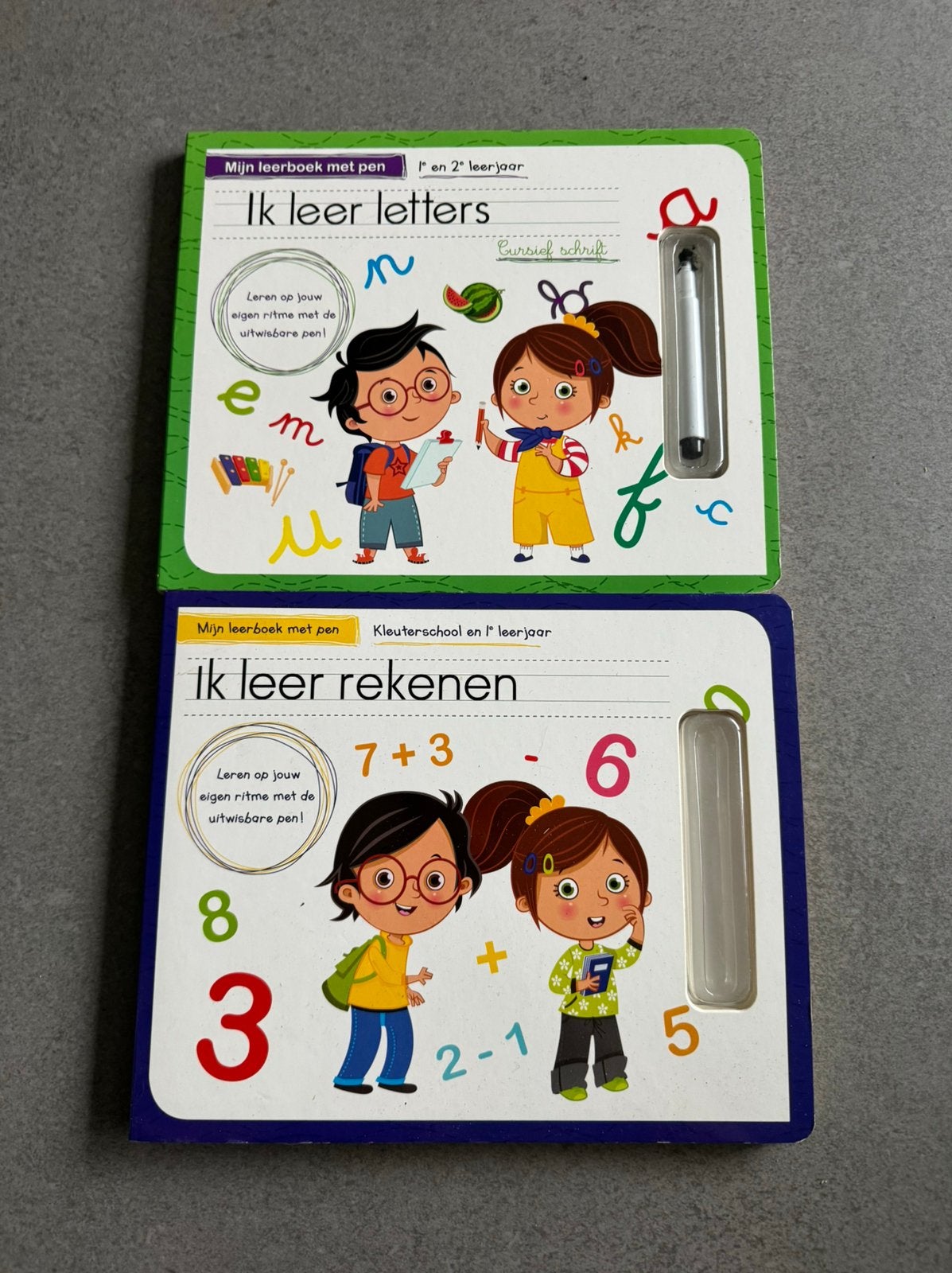 Leren rekenen en schrijven, Enlèvement, Utilisé, Compter