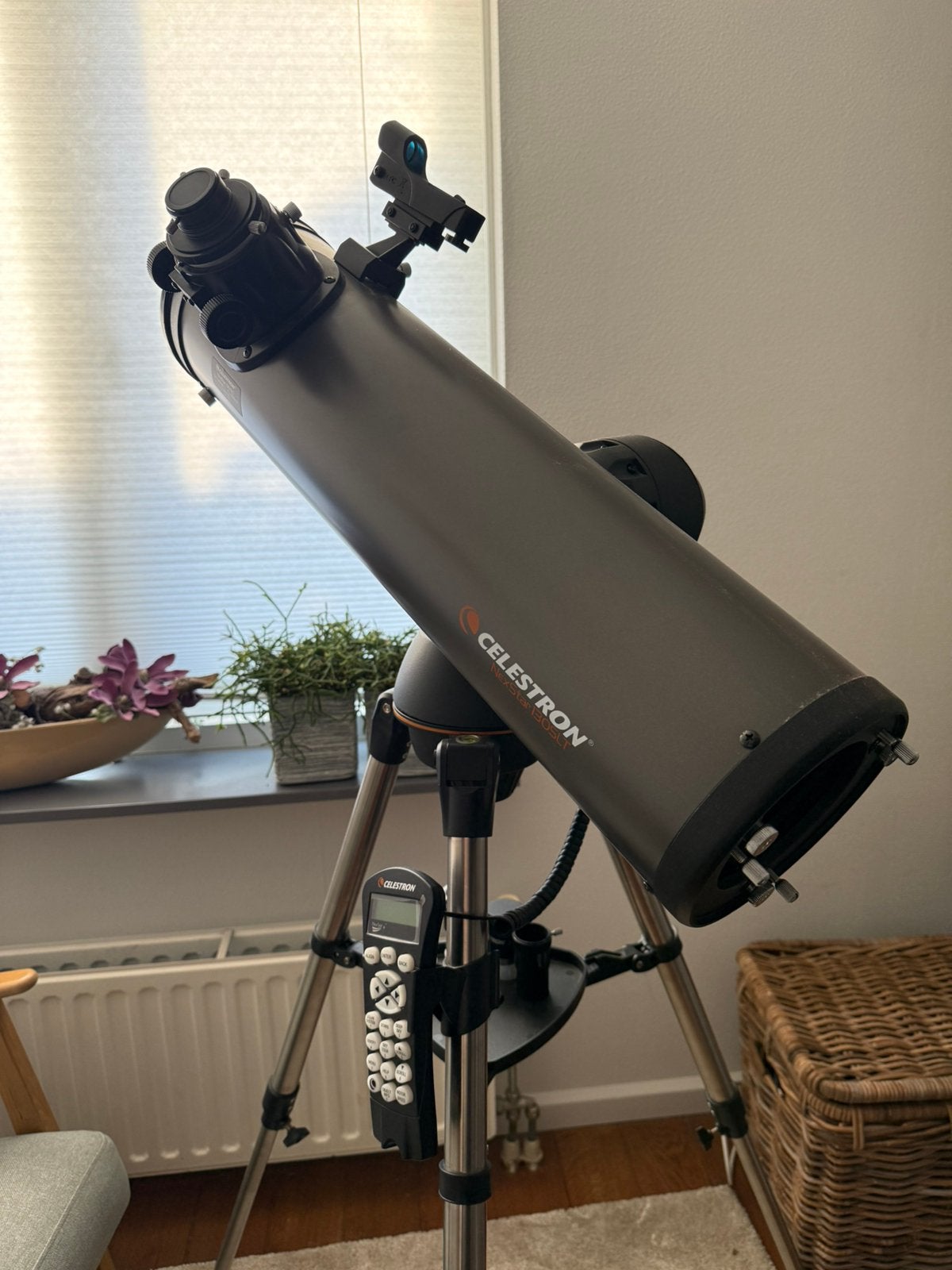 Celestron NexStar 130SLT telescoop, Audio, Tv en Foto, Optische apparatuur | Telescopen, Ophalen, Zo goed als nieuw