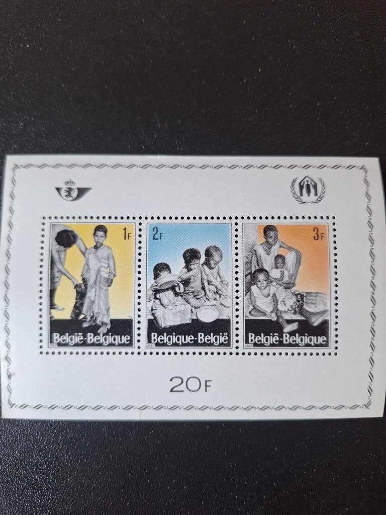 Blok 43 - jaar 1967 - 1410-1412, Ophalen, Postfris, Postfris